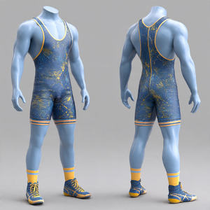 Fabricant de justaucorps de lutte personnalisés, vêtements de sport, justaucorps de lutte par sublimation - Product Image 2