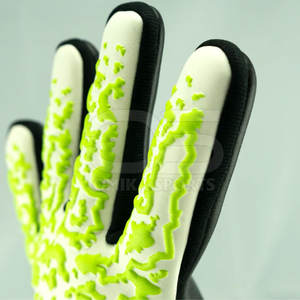 Guantes de Portero Profesionales de Cuero con Agarre Superior al Balón, Tejido Transpirable, Diseño Impermeable, Soporte para los Dedos, para Uso Unisex - Product Image 5