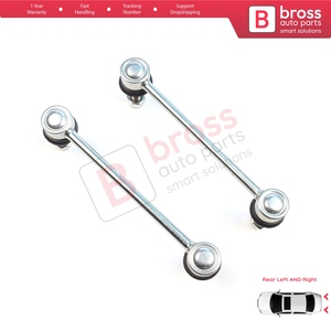 BSP1271-1 Juego de 2 barras estabilizadoras traseras para i30 MK1 FD Elantra MK4 HD Ceed 1 2 ED JD 555301H000 - Product Image 3