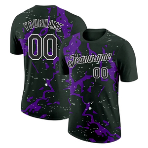 Maillot de football personnalisable de haute qualité à manches courtes 100% polyester respirant léger à séchage rapide pour hommes et adultes Vêtements de sport - Product Image 6