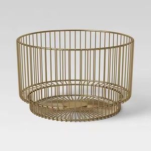 Durable Multi-Functional Metal Iron Wire <b>Storage</b> Basket Stylish Home & Kitchen Fruit Basket Premium Decorative Organizer - Product Image 2