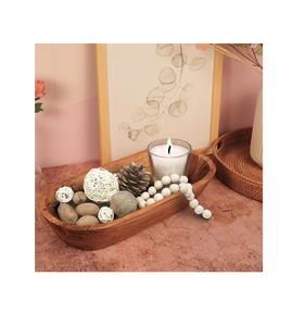 Tazón de masa de madera de la mejor calidad, tazón de masa de madera único, vendedor caliente, decoración rústica de granja, tazón de masa de madera - Product Image 3