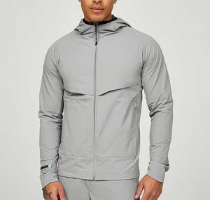 Conjunto Deportivo Informal Unisex de Alta Calidad, Transpirable, de Nailon Regular, con Cierre de Cremallera, Color Sólido, Resistente al Viento, para Otoño - Product Image 4