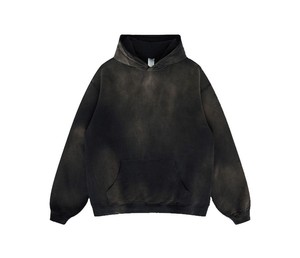 Tela de punto de alta calidad hecha a medida, a prueba de viento, anticontracción, hombros caídos, Sudadera con capucha básica, mezcla de algodón para otoño frontal - Product Image 1