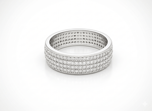Anillos de Diamantes Redondos para Mujer, Diamantes Naturales y Cultivados en Laboratorio - Product Image 1