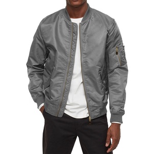 Wholesale <b>Mens</b> Casual <b>Jackets</b> High Street Fashion Outerwear Custom Branding Windbreaker Plus Size Zipper Varsity Bomber <b>Jacket</b> - Product Image 1
