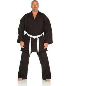 Kimono de karaté léger personnalisé avec logo pour les arts martiaux, uniforme en coton respirant et renforcé, coupe flexible, pour l'entraînement au dojo - Product Image 4