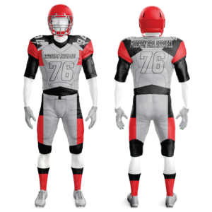 Uniformes de fútbol americano Tallas grandes Característica Negro Naranja Tackle Sarga Poliéster Sublimación Mangas cortas para la temporada de verano - Product Image 4