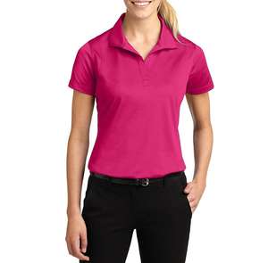 Polo de mujer de manga corta asequible para uso diario disponible a granel para pedidos personalizados y venta al por mayor - Product Image 1