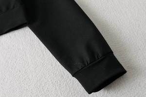 Sweat à capuche court tendance en polaire pour femme, respirant, avec fermeture éclair sur le devant, idéal pour la gym, grandes tailles, automne/hiver/printemps - Product Image 6