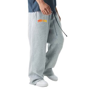 OEM Wholesale Custom Heavyweight 500GSMGsm 100% Cotton men's pants custom wasahed custom printed logo Blank men's sweatpants - Product Image 1