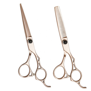 Ciseaux de barbier en acier inoxydable, outil professionnel de coiffure et d'entretien avec manche long, fournitures de salon de coiffure de haute qualité - Product Image 4