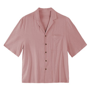 Chemises à col cubain en lin respirant pour hommes Chemises de style d'été Chemises cubaines en lin pour hommes à la mode et légères Fourniture d'usine - Product Image 3