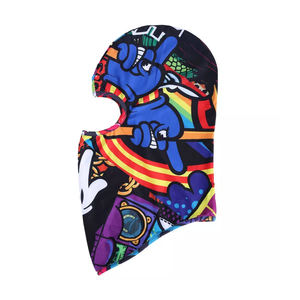 Nuevo pasamontañas de invierno personalizado al por mayor con máscara de esquí a prueba de viento imagen de estilo personalizable - Product Image 4