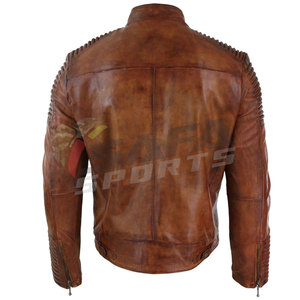 แจ็กเก็ตมอเตอร์ไซด์สำหรับผู้ชายแจ็กเก็ตขี่รถจักรยานยนต์สั่งทำ - Product Image 2