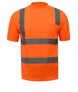 Customized Manufacture <b>Hi</b> <b>Vis</b> Workwear MESH Construction Neon <b>Shirt</b> Safety Reflective 100% Cotton High <b>Vis</b> <b>Shirt</b> - Product Image 5