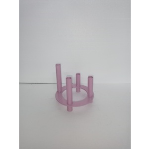 Stylish Metal <b>Candle</b> Holder Powder Color Minimalist Nordic Design Handmade Eco-Friendly Heat Resistant Christmas Home Decor - Product Image 5