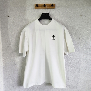 <b>Wholesale</b> 320gsm Extreme Heavy Weight 100% Cotton Long Plain Blank Tshirts Custom Heat-Transfer Printing Oversized Men T-shirt - Product Image 1