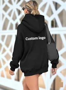 Novedad, las Mejores Sudaderas con Capucha de Invierno para Mujer, Lavado Ácido, Tejido de Punto, 100% Algodón, Color Sólido Personalizado, Hecho en Bangladés - Product Image 2