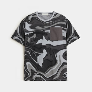 เสื้อยืดผู้ชายผ้าฝ้าย100% น้ำหนักเบาพิมพ์ลายคอกลม - Product Image 4