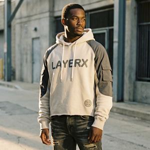 Sweat à capuche pour homme en molleton de coton 500 g/m², imprimé craquelé brodé, coupe ample, pull d'hiver, fabricant en gros, OEM personnalisé - Product Image 3