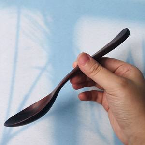 Nouveauté Cuillère en palissandre Cuillère à soupe au miel Style vintage Envie de main Logo personnalisé Vaisselle Ustensile - Product Image 2