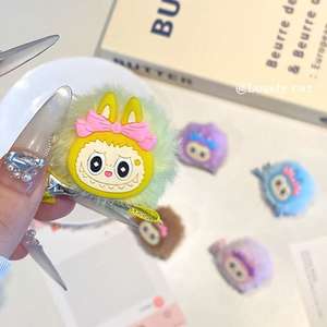 Pinzas para el pelo de dibujos animados para niñas, flequillo lateral, Clip de pico de pato, bola peluda, accesorios para el cabello, estilo de dopamina, horquillas encantadoras para adolescentes - Product Image 5