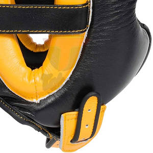 Protège-tête en cuir personnalisé de haute qualité, logo couleur personnalisé, confortable, portable, TAKESHI FIGHT GEAR TFG-309, protection - Product Image 6
