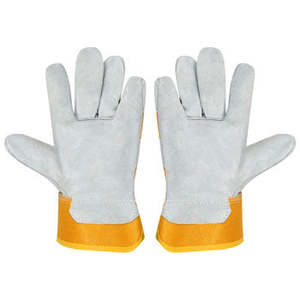 Wholesale High Quality Cowhide Split Leather Heavy Duty Working Gloves En420 Industrial Construction Work Gloves - Product Image 4