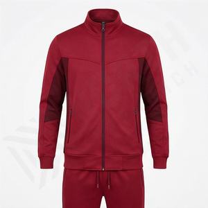 Produit populaire, vêtements de sport de bonne qualité, survêtements pour hommes, couleur personnalisée, respirant, léger, ensemble deux pièces à manches longues - Product Image 1