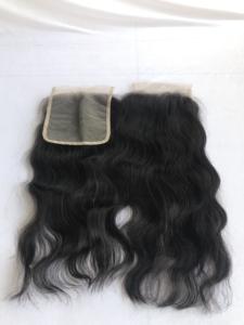 Extensiones de cabello humano Remy virgen 100% de calidad superior Camboya Templo indio Visón Onda natural 18 '6x6 HD Cierre de encaje - Product Image 3