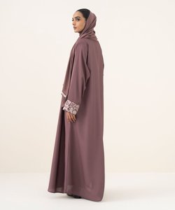 Ropa Islámica de Alta Calidad, Abayas para Ramadán y Eid, Bordado Floral, Estilo Caftán, Vestidos Largos Musulmanes Negros, Hiyab Abaya de Dubái - Product Image 5