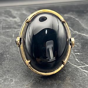 Anillo de Plata de Ley 925 Estilo Vintage para Hombre, con Bisel de Ónix Negro Hecho a Mano, Microincrustaciones, Anillo Clásico y Elegante, Regalo para Él - Product Image 2