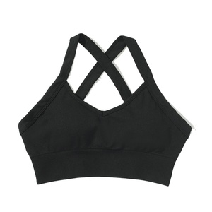 เสื้อชั้นในกีฬาโยคะแบบไขว้หลัง น้ำหนักเบา ระบายอากาศได้ดี ไร้ตะเข็บ ยืดได้สี่ทิศทาง เหมาะสำหรับออกกำลังกาย ฟิตเนส ช่วยยกกระชับ สำหรับผู้หญิง - Product Image 5
