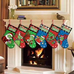 Soporte de calcetín de Navidad de Metal decorativo Vintage para chimenea Mantel festivo organizador colgante de vacaciones - Product Image 2