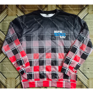 Sublimation Embroidered 100% Polyester Fleece Long Sleeve <b>Pullover</b> Sweatshirt <b>for</b> Spring - Product Image 1