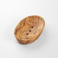 Porte-savon artisanal en bois d'olivier, imitation antique tunisienne, écologique, étanche, portable, design méditerranéen, pour salle de bain