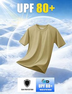 Camisetas de Alta Calidad para Hombre, Camiseta de Manga Corta con Protección Solar UPF 80+ UV, Camisetas de Seguridad - Product Image 3