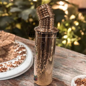 Ayurvedic Wellness Copper Bottle by Tradebyd Classic Style for Daily Detox and Personal Hydration Practices - Product Image 1