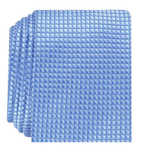 Alfani Men's Slim Neat Blue <b>Tie</b> Regular Size Luxury Floral Print Jacquard Design Custom Logo Formal Ascot Style - Product Image 2