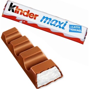 Barra de chocolate de calidad premium Kinder Maxi Golosinas Delicioso sabor cremoso Elección perfecta para todas las edades Comprar ahora - Product Image 3
