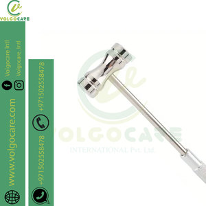 Mini martillo de acero inoxidable Martillo de doble cabeza Martillo de percusión de reflejo neurológico - Product Image 1