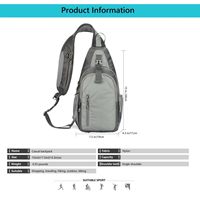 Piccola Borsa a Tracolla Oxford Unisex, Ispirata al Design Tattico, Impermeabile con Cerniera, Mini Borsa Utility EDC per Viaggio e Lavoro in Nylon