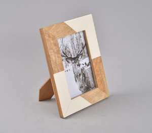 Handmade Beige MDF & Wood <b>Photo</b> <b>Frame</b> Hand Cut Decoration - Product Image 2