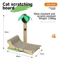 YEE Vente en gros d'usine Poteau à gratter pour chat Arbres à chat en bois sisal Poteaux de planche à gratter avec boule suspendue jouet pour chats