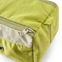 Sac à chaussures en nylon avec fermeture éclair, résistant à l'eau, écologique, durable, portable, couleur personnalisée, logo personnalisé, modèle de rangement pour chaussures
