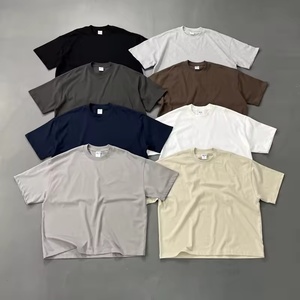 เสื้อยืดโอเวอร์ไซส์ผ้าคอตตอนย้อมสีแบบแอซิดวอชคุณภาพสูง พิมพ์ลายตามสั่ง แบรนด์ดัง สำหรับผู้ชาย - Product Image 2