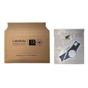 Adesivo di protezione per forcella con logo Honda bianco per moto Honda CBR600F - Product Image 4