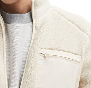 Vente en gros de vestes unies pour hommes nouvelle mode avec polaire Sherpa vente en gros de vestes en jean de qualité supérieure pour la vente en ligne - Product Image 6