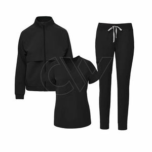 Conjuntos de fregado de hospital para mujer de alta calidad 2025, uniformes de enfermería, Material de Spandex, tamaños personalizados, serigrafía - Product Image 3